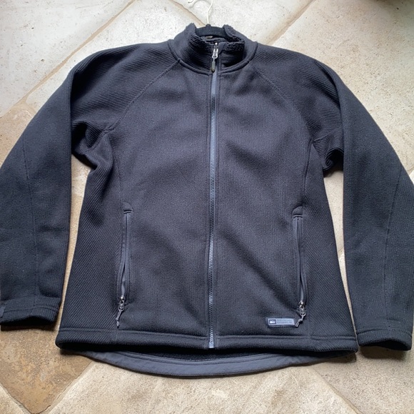 REI Polartec Zip Up Black Jacket Sz L - Picture 9 of 9